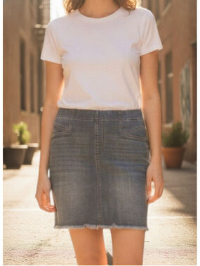 Liverpool Denim Skirt Blue Size 14
